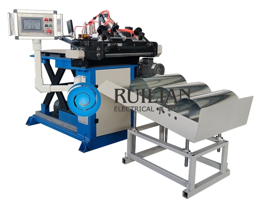 Arrotondatrice automatica 2KVA della presa d'aria del laminatoio della condotta della gamma 100mm del cerchio
