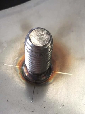 Macchina automatica della saldatura a punti della pala del ventilatore della macchina della saldatura a punti del dado 35KVA